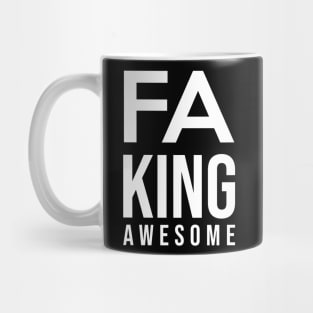 Fa King Awesome Father's Day Gift For Men Mug
